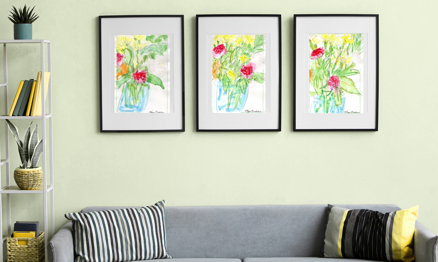 Flowers Factorial! Set of 3 Timed Sketch Studies