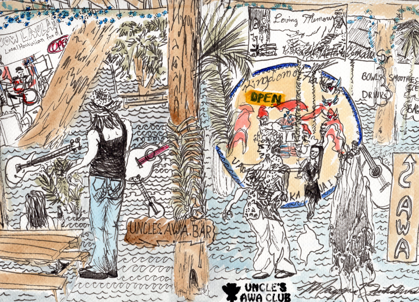 Uncle's Awa Club: Kalapana, Hawai'i