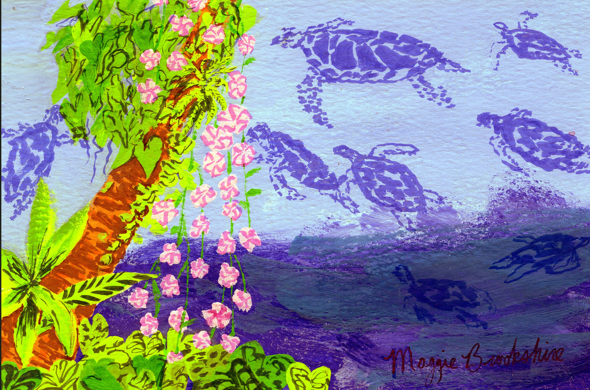 Floating Turtles