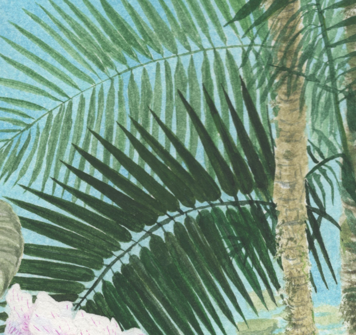"Orchid" Original Watercolor Painting