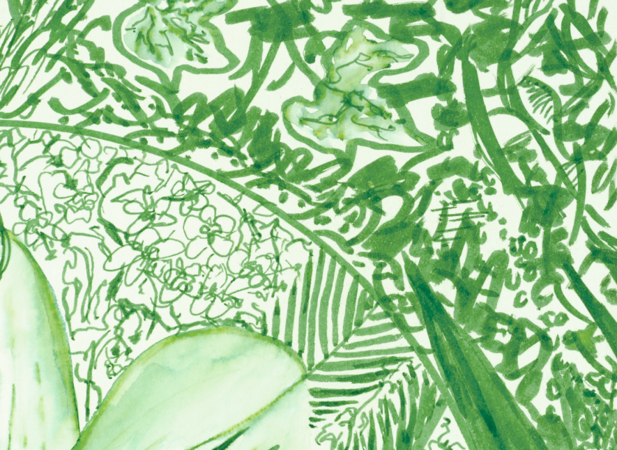 "Jungle Lady" Watercolor